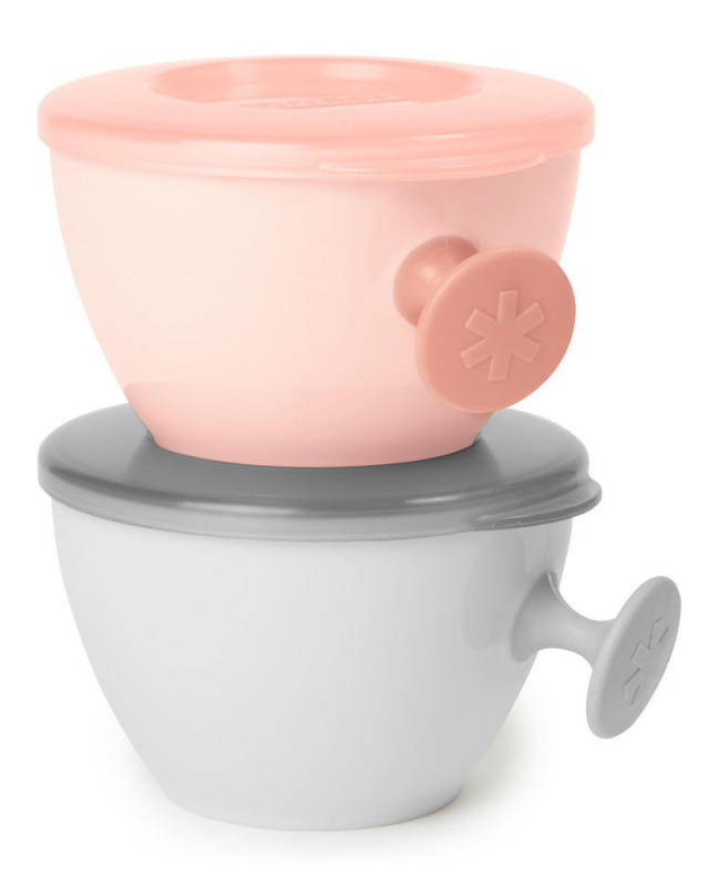 Skip Hop ergon�mikus t�lk�k (pink, sz�rke) 2db - Grey/Soft Coral